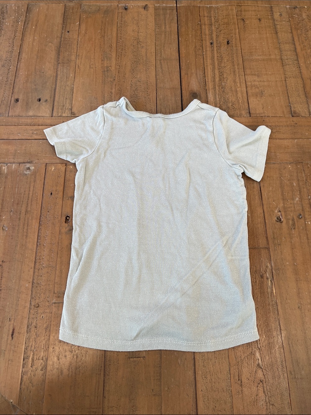 Childhoods mint ribbed short sleeve tee and shorts set 5T made in the USA - Picture 6 of 10